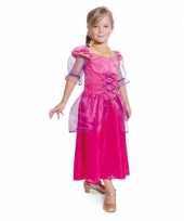 Fuchsia prinsessen verkleedjurk voor meisjes