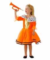 Oranje prinsessen jurk voor meisjes