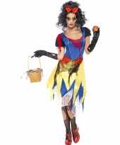 Verkleedkostuum horror sneeuw witte prinses voor dames